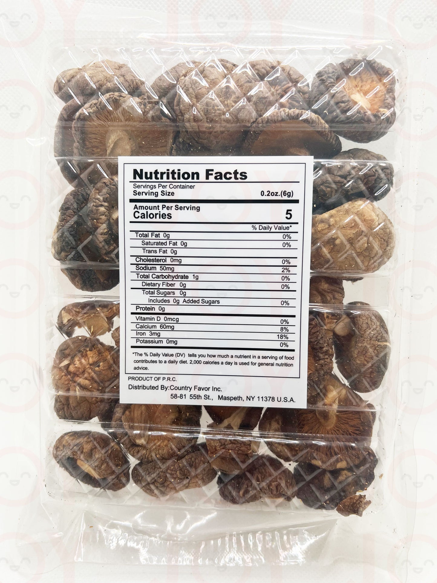 Dried Shitake Mushrooms 3oz