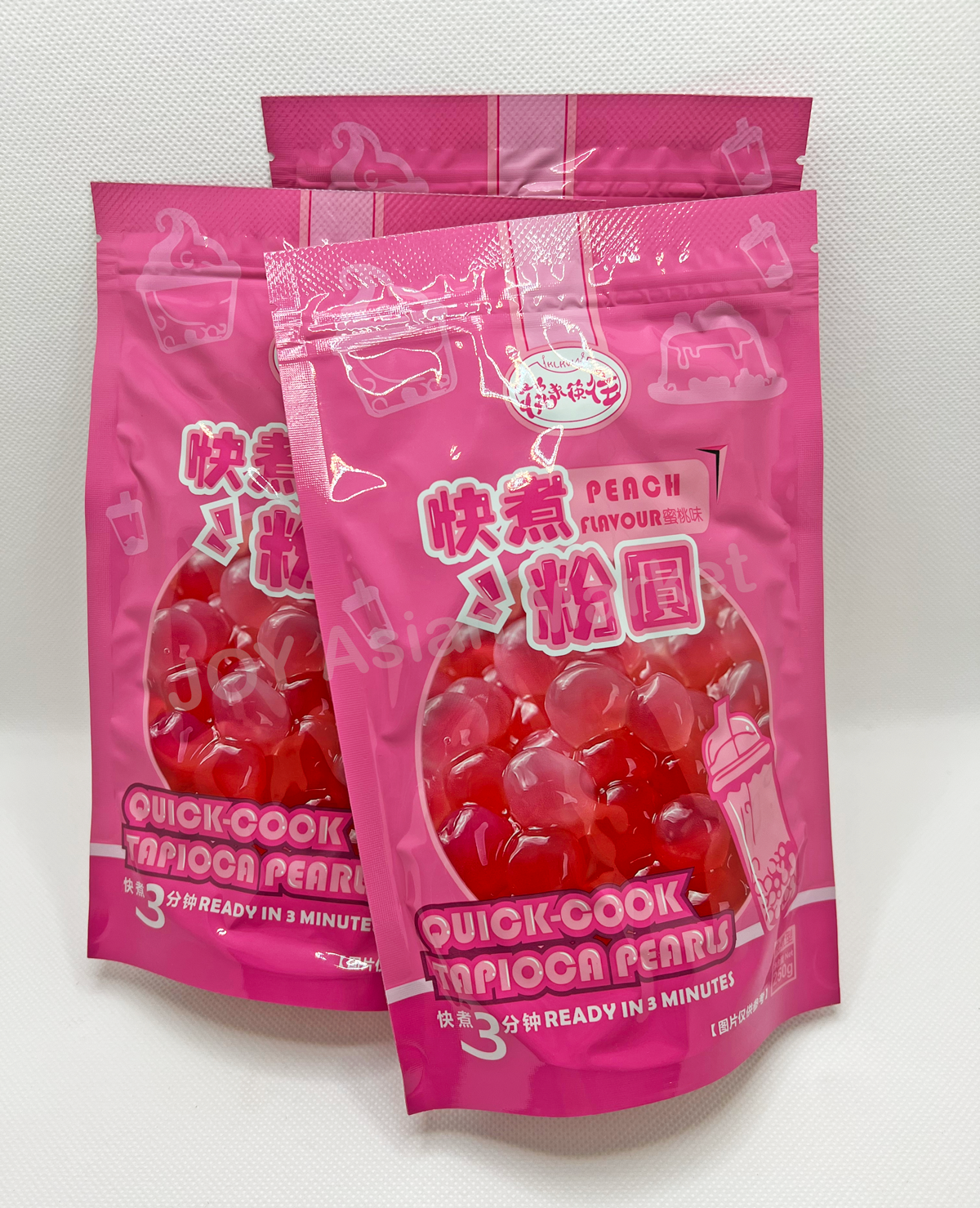 Tapioca Pearl Peach Flavour 250g