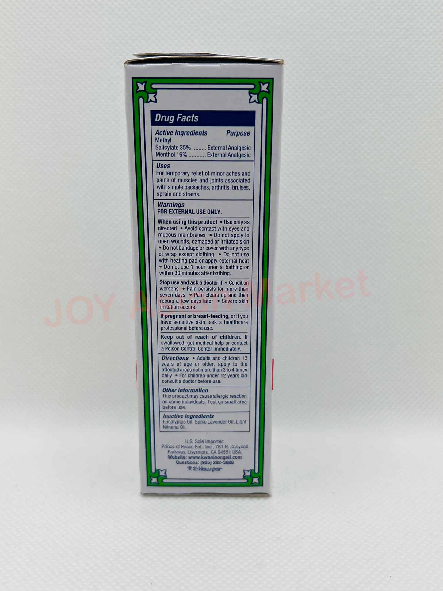 Kwan Loong Pain Relieving Oil 2 fl.oz