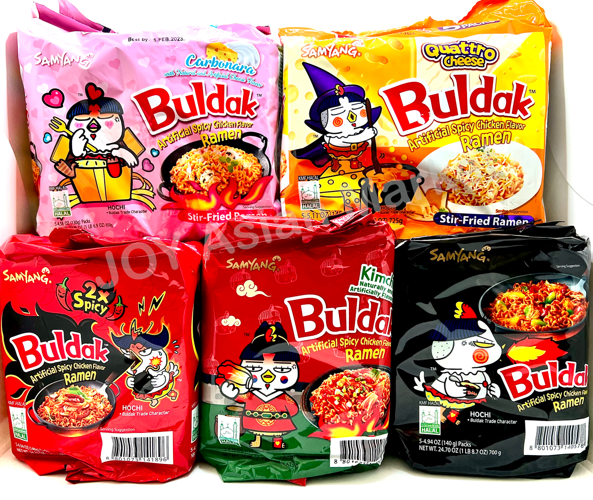 Samyang Jjajing Spicy Ramen 5-Pack