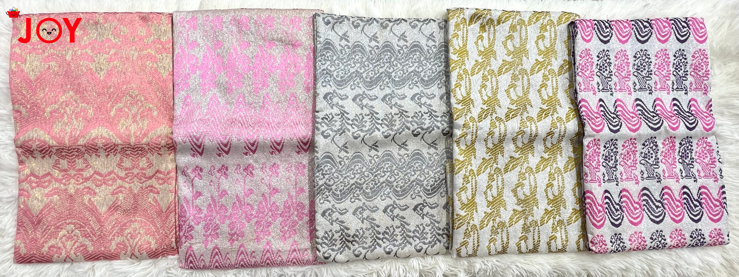 Rakhine Longyi ရခိုင်ချိတ် ငွေချည်/ရွေချည်ထိုး