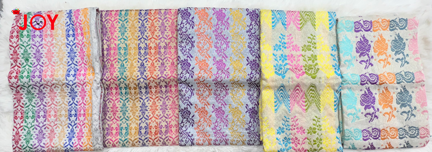 Rakhine Longyi ရခိုင်ချိတ် ငွေချည်ထိုး