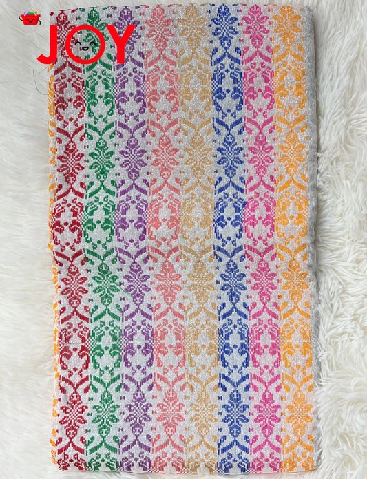 Rakhine Longyi ရခိုင်ချိတ် ငွေချည်/ ရွှေချည်ထိုး