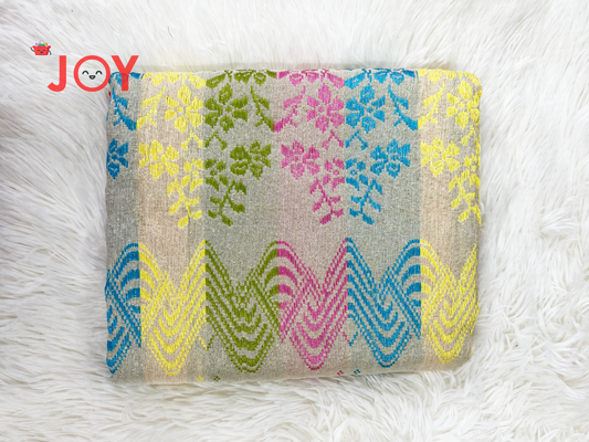 Rakhine Longyi ရခိုင်ချိတ် ငွေချည်/ ရွှေချည်ထိုး